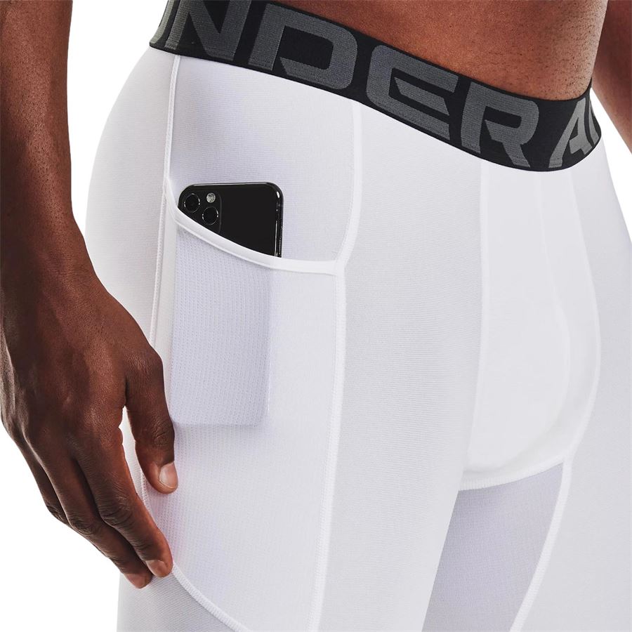 Shorts HeatGear Pocket Long Compression da uomo Under Armour | 13616020100